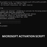 microsoft activation script